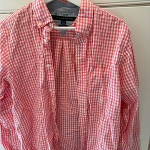 Tommy Hilfiger Men's Pink Gingham Shirt